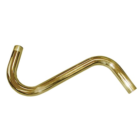 Jones Stephens Stainless Steel S-Shaped Shower Arm with 10in. Rise S01038